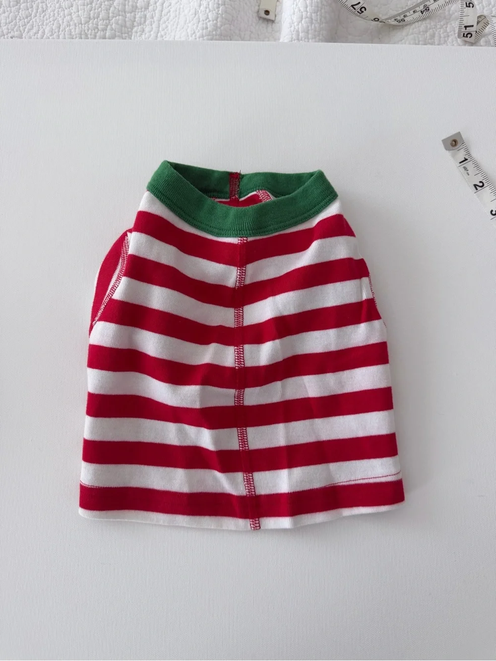 Hanna Andersson Red & White Stripe Dog Pajamas